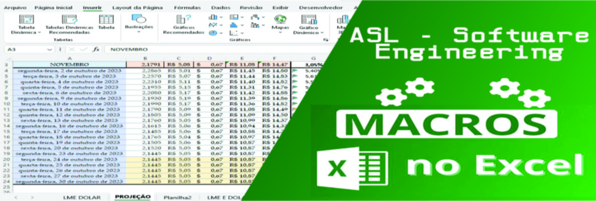 Macros e VBA